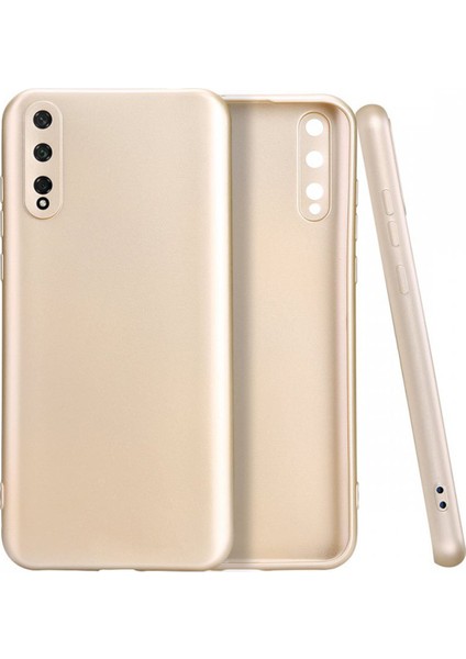 Huawei P Smart S Kılıf Premium Rubber Silikon - Rose Gold 13