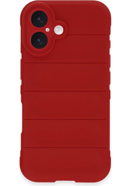 iPhone 16 Kılıf Optimum Lens Çerçeveli Silikon Kapak