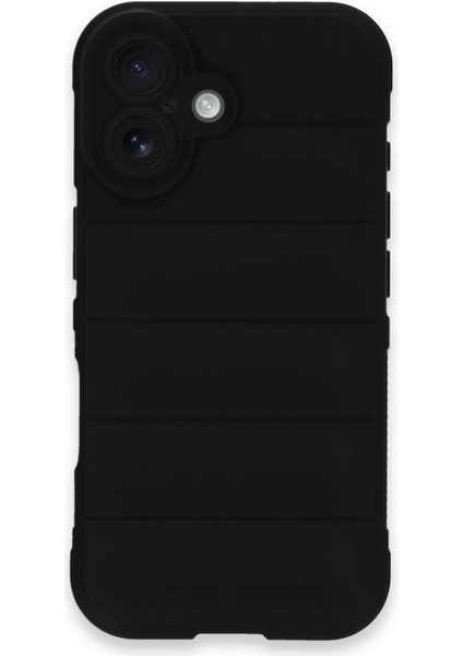iPhone 16 Kılıf Optimum Lens Çerçeveli Silikon Kapak