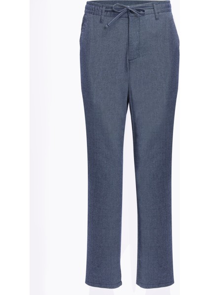Mavi Dokuma Jogging Fit Casual Erkek Pantolon modelleri