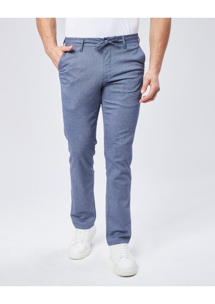 Mavi Dokuma Jogging Fit Casual Erkek Pantolon indirimleri
