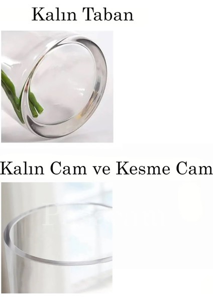 Denizli El Imalatı Silindir Cam Vazo 12çap x 25BOY modelleri