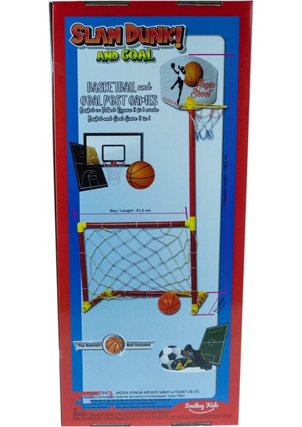 Oyuncak Futbol Kalesi Basketbol Potası Set fiyatları