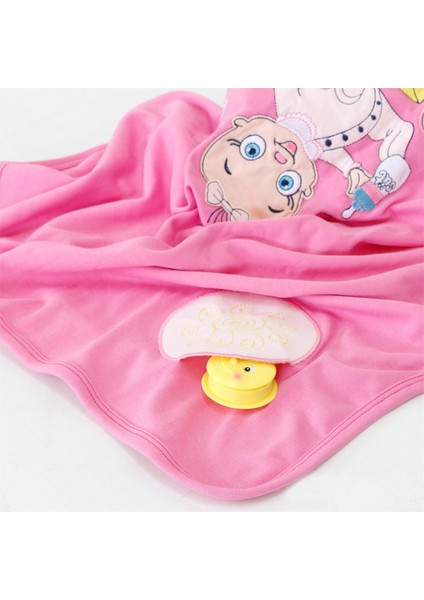 Çocuk Battaniyesi Ninni Söyleyen Battaniye Pembe 90*80 cm modelleri