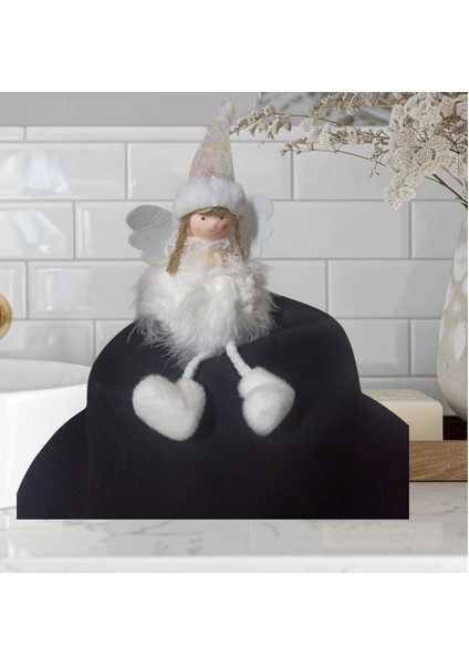 Beyaz Renk 25 cm Elbiseli Peri Kızı Asma Süs 1 Adet