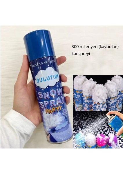 Yılbaşı Dekor Için Eriyen Kaybolan Kar Spreyi 300 Cc