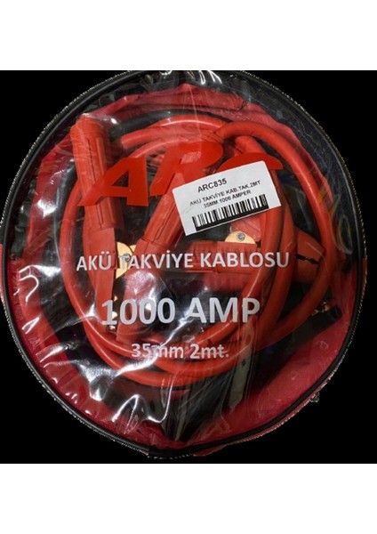 Akü Takviye Kablosu Tk 2mt 35MM 1000 Amper Cca 1.kalite-Arc