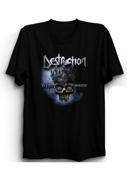 Destruction, No Kings No Masters, Rock Metal Müzik Grubu Pamuk Tişört
