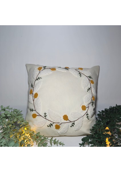 Punch Işleme Kırlent Kılıfı 2 Adet fiyatları