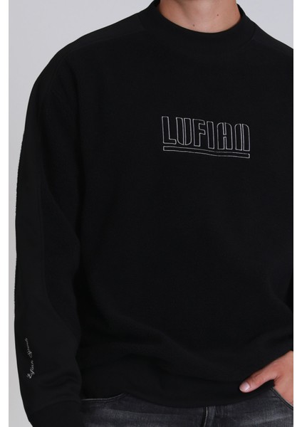 Vıler Erkek Sweatshirt Siyah