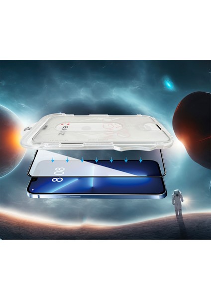 Apple iPhone 16 Pro Kolay Uygulama Aparatlı 5d Magic Glass Cam Ekran Koruyucu fırsatları