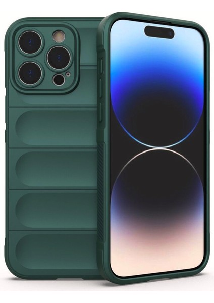Apple iPhone 16 Pro Max Kılıf Optimum Lens Çerçeveli Silikon Kapak
