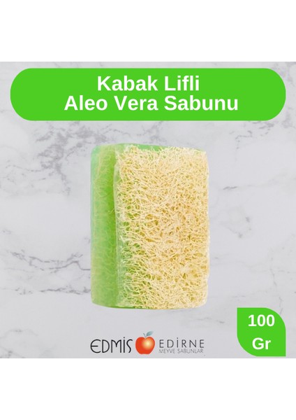 Kabak Lifli Aleovera Sabun 100 gr x 4 Adet