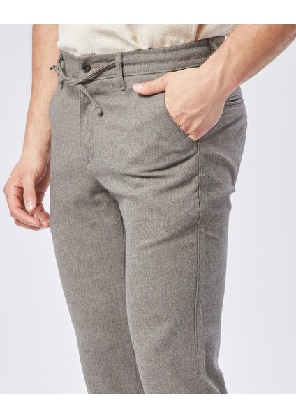 Bej Dokuma Jogging Fit Casual Erkek Pantolon fiyatları