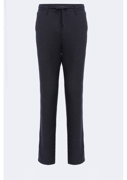 Lacivert Dokuma Jogging Fit Casual Erkek Pantolon modelleri