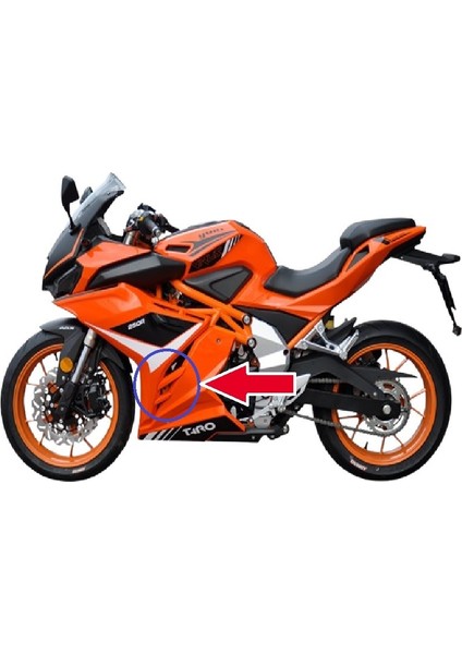 Gp-1 Taro 250R Yan Kapak Ara Izgara Sol Turuncu Orijinal