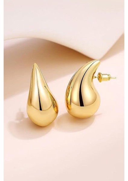 Gold Gözyaşı Damla Kadın Küpe fırsatları