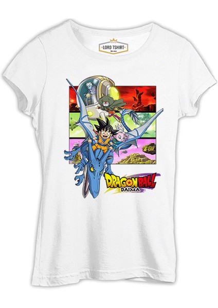 Dragon Ball Daima Ejderha Shen Long Beyaz Bayan Tshirt