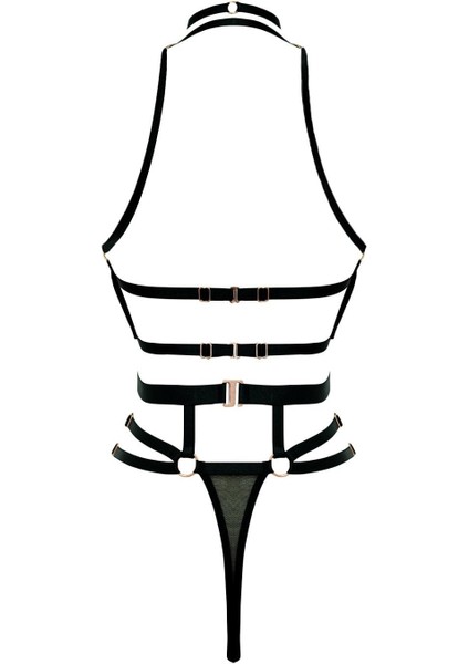 Kadın Harness Sapphire Fantastic Siyah Kapsız Göğsü Açık Iç Çamaşır Takımı Sapphire Serisi fiyatları