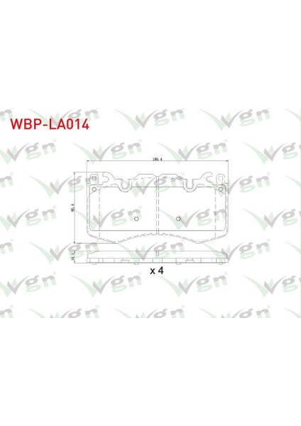 Fren Balata On Land Rover Dıscovery Iv (La) 3.0 Td 4x4 2010-