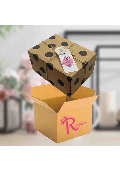 Bambu Fincan Kuru Çiçek Lotus Mum Kahve Hatırı Hediye Kutusu 44