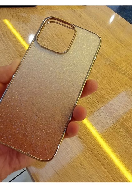 iPhone 15 Pro Max Taşlı Kapak Içi Karbon Hologramlı Darbe Korumalı Kılıf