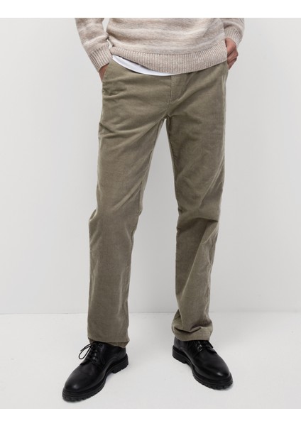 Regular Fit Fitilli Chino Pantolon