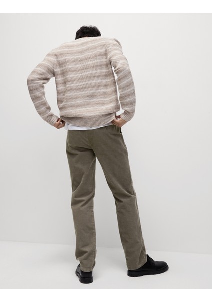 Regular Fit Fitilli Chino Pantolon