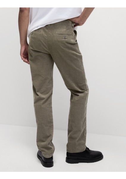 Regular Fit Fitilli Chino Pantolon