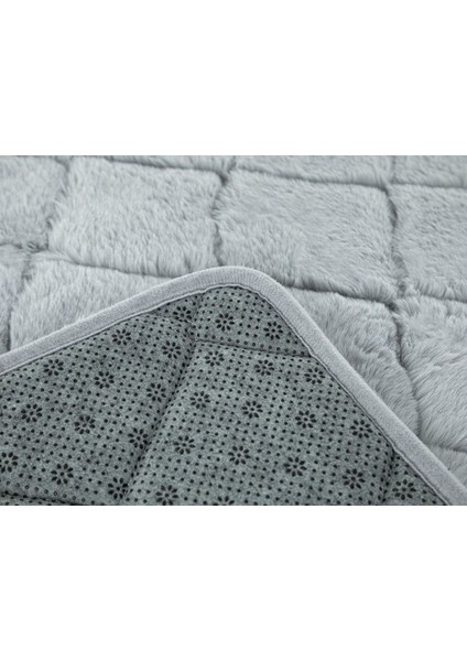 Tekno Trust Atingere Moale Rabbit Peluş Set Covora? Pentru Gri.