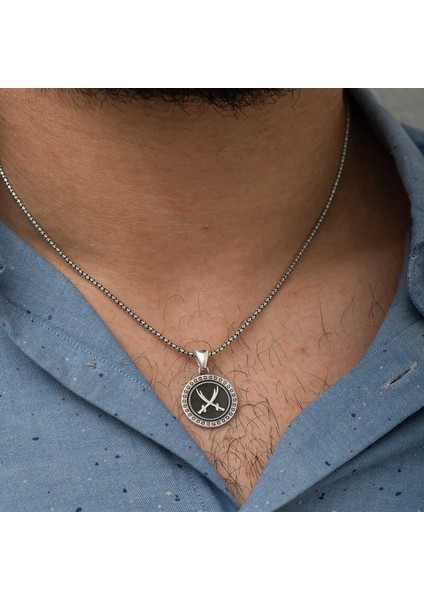 ​gümüş Zülfikar Kılıcı Desenli Kolye modelleri