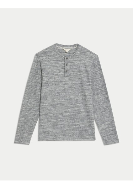 Pamuklu Regular Fit Pijama Üstü