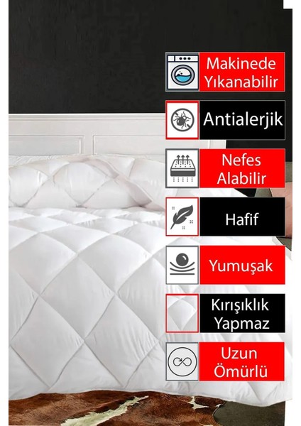 Tek Kişilik YORGAN+1ADET 800GR Yastık