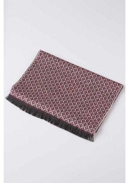 Ince Dokulu Desenli Viskon Şal Kaşkol Atkı