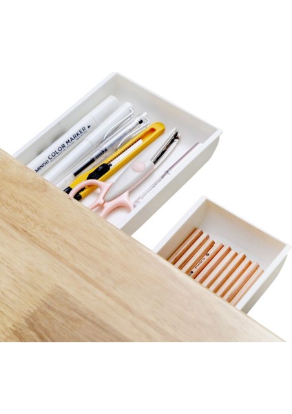 Kendinden Yapışkanlı 21 cm x 15.5 cm x 3.2 cm Portatif Plastik Masa Altı Orta Boy Çekmece modelleri