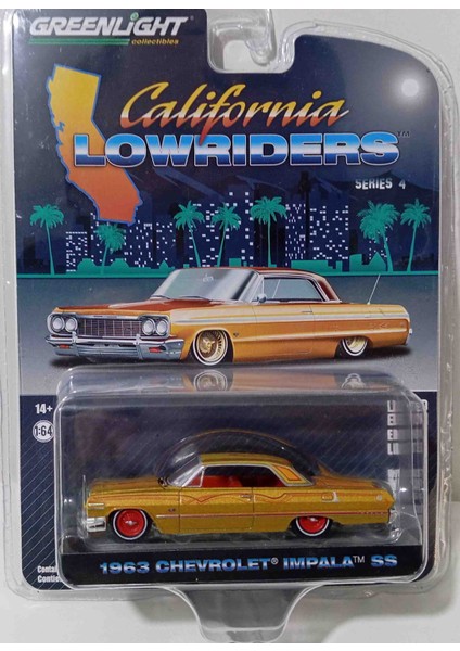 1:64 Ölçek 1963 Chevrolet Impala Ss