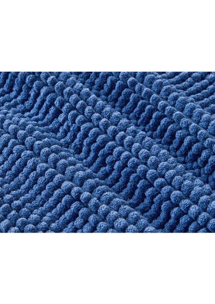 Mavi Polyester Banyo Paspası 50x80 cm, konfor ve şıklık sunar modelleri