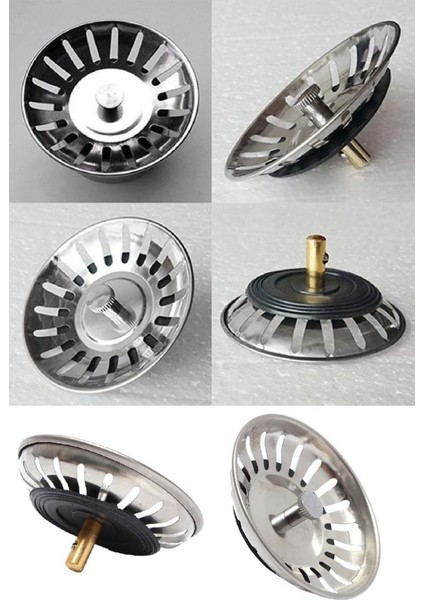 Çöpmak Paslanmaz Çelik Sifon Süzgeci 8 cm Lavabo Evye Süzgeci Lavabo Gider Süzgeci fiyatları