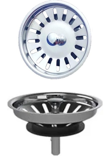 Çöpmak Paslanmaz Çelik Sifon Süzgeci 8 cm Lavabo Evye Süzgeci Lavabo Gider Süzgeci modelleri