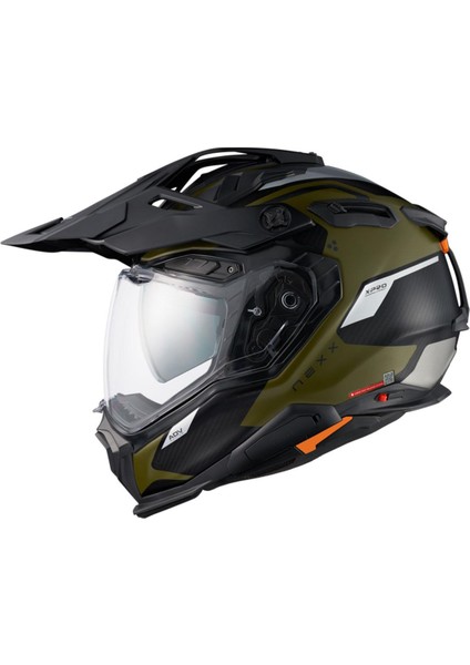 X.wed 3 Keyo Karbon Mat Yeşil-Gri Kask
