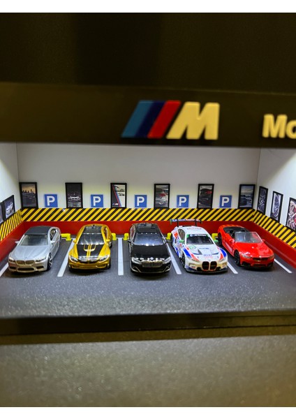 1/64 Ölçek Bmw Temalı Işıklı Otopark Diorama Diecast - Araçlar Dahil Değildir 1/64 Ölçek Araçlarla Uyumludur fiyatları