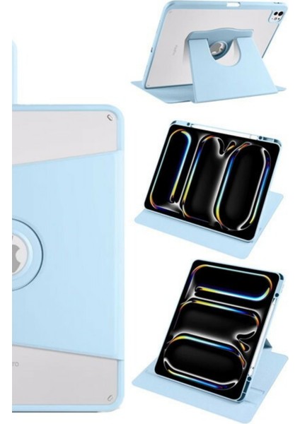 Apple iPad Air 11 2024 Kılıf Redclick Termik Kalem Bölmeli Dönebilen Standlı Kılıf