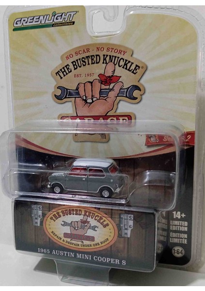 1:64 Ölçek 1965 Austin Mini Cooper S modelleri