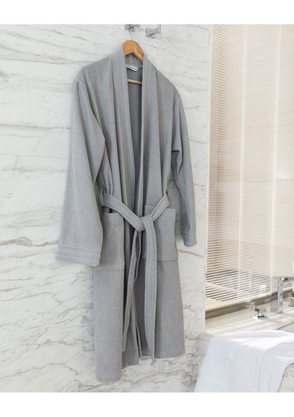 Stripe Kimono Unisex Bornoz - Otel Koleksiyon