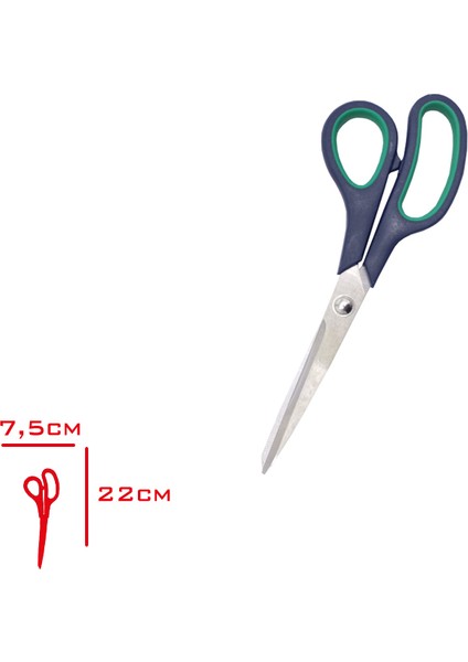 Makas No: 8.5 Plastik Sap ve Metal Conta ile Dayanıklı Tasarım