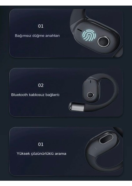 Fb7 400MAH Biyomimetik Tasarımlı Stereo Bluetooth 5.3 Kablosuz Hd Kulaklık