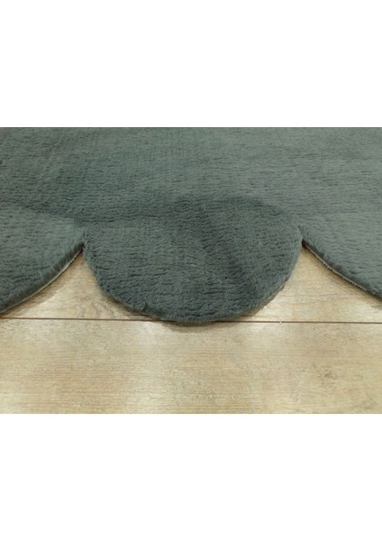 3'lü Banyo Paspası Seti, Kaymaz Taban, Yuvarlak Papatya, 50x50 ve 60x100 cm fırsatları