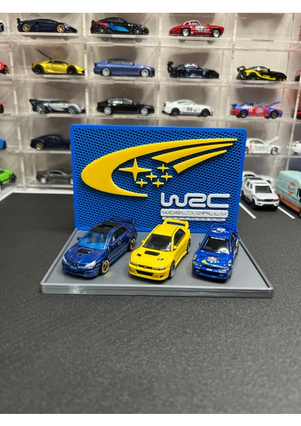 Subaru Wrc Logolu 1/64 Ölçek Model Araç Sergileme Standı Araçlar Dahil Değildir Diorama Diecast 1/64 Ölçe Araçlarla Uyumludur fiyatları