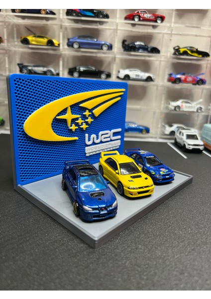 Subaru Wrc Logolu 1/64 Ölçek Model Araç Sergileme Standı Araçlar Dahil Değildir Diorama Diecast 1/64 Ölçe Araçlarla Uyumludur indirimleri