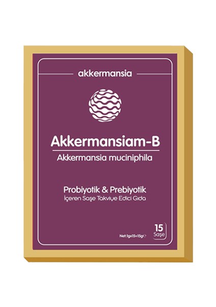 Akkermansiam-B Akkermansia Muciniphila 15 Saşe